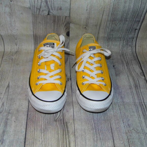 CONVERSE Chuck Taylor All Star OX Lemon Chrome Sneakers Womens Size 8.5 - Picture 4 of 7